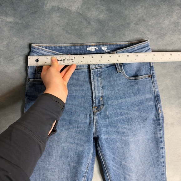 Old Navy Jeans Womens Size 4 Blue Rockstar Super Skinny Mid Rise Inseam 25 - Picture 2 of 13